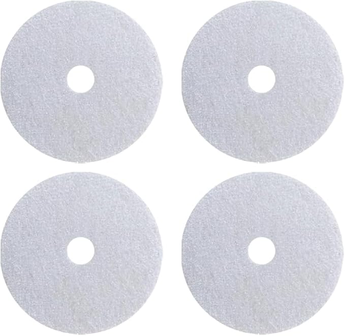 10PCS Dryer Vent Filters Replacement Kit - High-Efficiency Lint Traps for Panda/Magic Chef/Avant Dryers, Universal 227x33mm Cotton and Paper Filter Discs (White Round Ventilation Mesh)