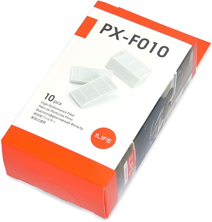 ILIFE Replacement Filters for V5s plus/V2/V3s pro (10 pcs), PX-F010