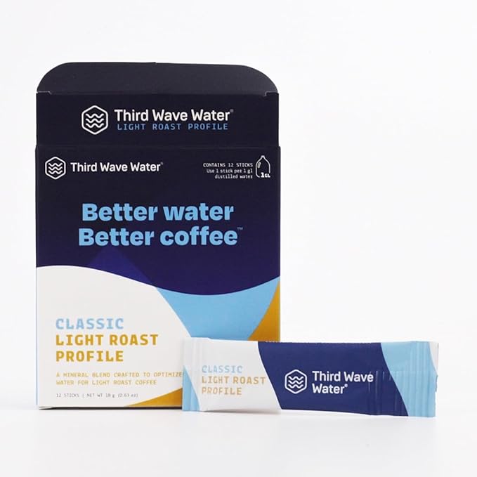 Third Wave Water Classic Light Roast For Brewing The Best Coffee, Classic Profile, 12 Single Gallon Sticks, As Seen On Shark Tank