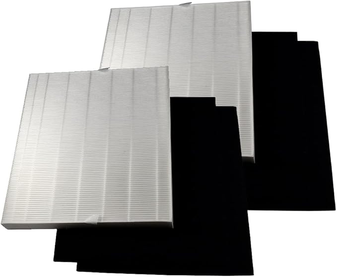 HQRP AP-1512HH Replacement Filter Compatible with Coway Airmega AP1512HH Mighty, AP-1518R Airmega 200M Air Purifier, Part 3304899, 2 Pleated Filter + 4 Activated Carbon Pre-Filters