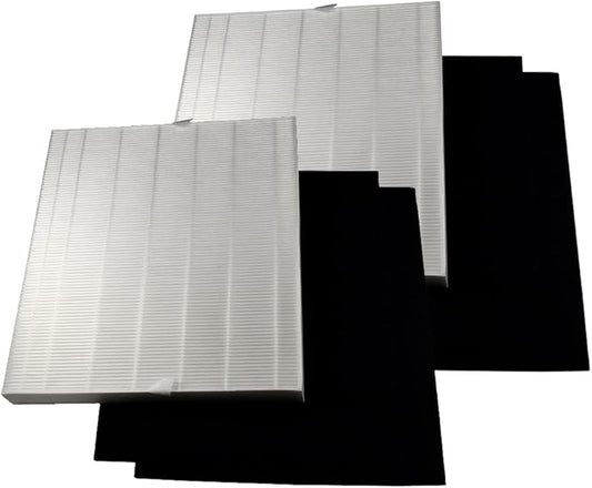 HQRP AP-1512HH Replacement Filter Compatible with Coway Airmega AP1512HH Mighty, AP-1518R Airmega 200M Air Purifier, Part 3304899, 2 Pleated Filter + 4 Activated Carbon Pre-Filters