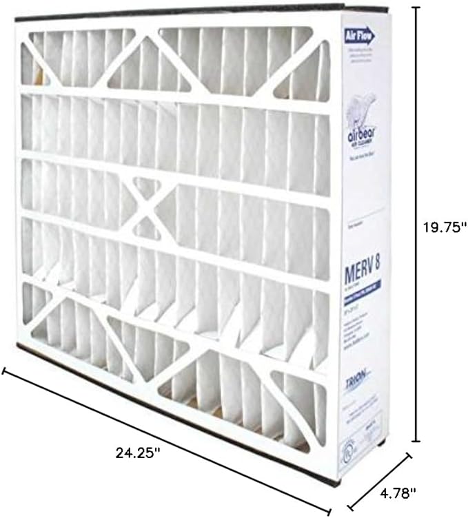 Trion Air Bear 255649-102 Replacement Filter - 20x25x5, Three Per Box