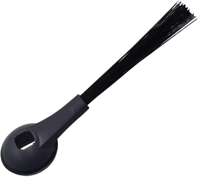 6-Pack IQ Robot Side Brushes, for Shark Robot R100, R101AE, RV1000, RV1001AE, RV1001, UR1005AE, RV911S Vacuum Models Anti-Tangle Pet Hair, Carpets, Hard Floors Easy Install Brush Head Tool Kit