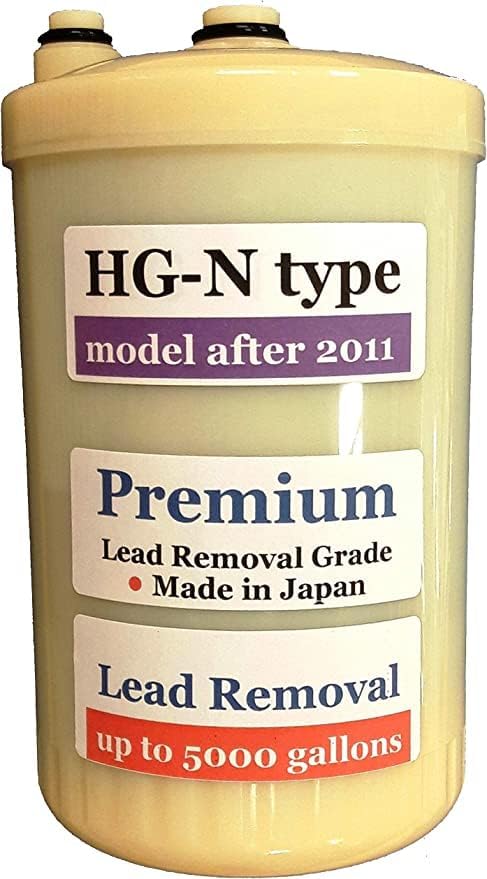HG-N Type Water Filter - Lead Removal Replacement Compatible with SD501HG-N, DX, DXII, Jr, JrII, Super 501, SD501HGN - 20,000 L Capacity