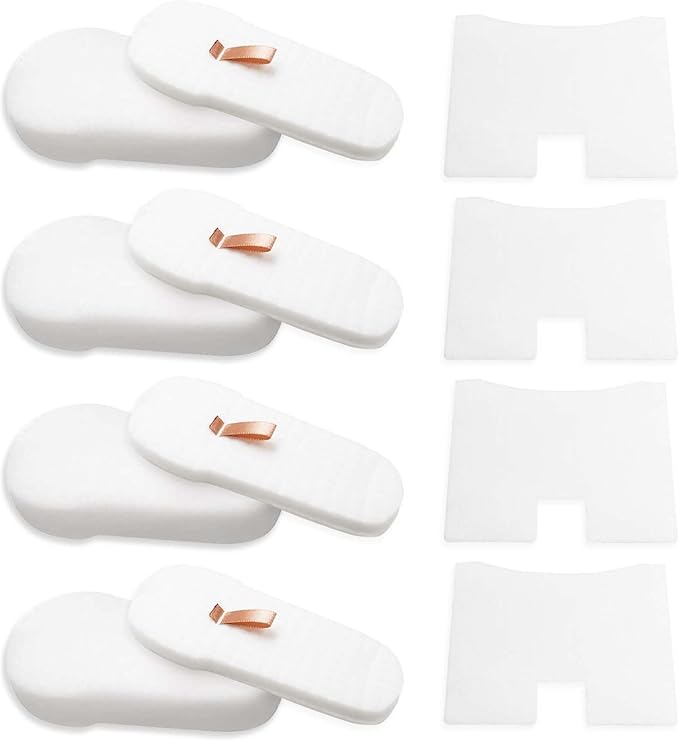 4pack Replacement Filter Compatible with Shark Corded Stick Vacuum HZ2000 HZ2002, HZ251,HZ602, Part # XPMFHZ2000 & XFFKHZ2000