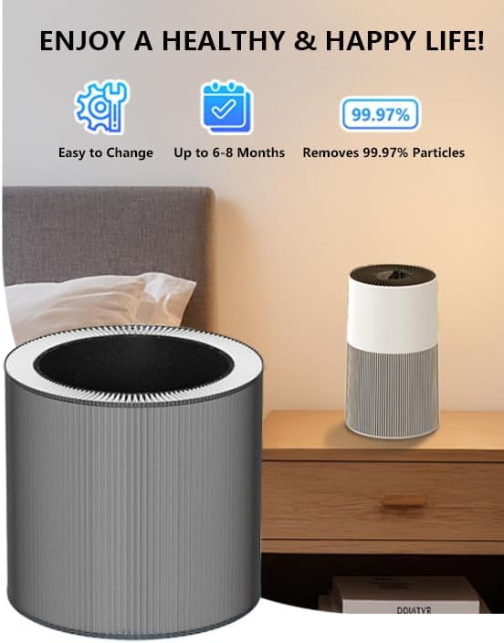 C610 Replacement Filter Z, Compatible with Winix C610 Air Purifier, 1712-0121-00, 3-in-1 HEPA with Pre-Filter & Activated Carbon,2-Pack
