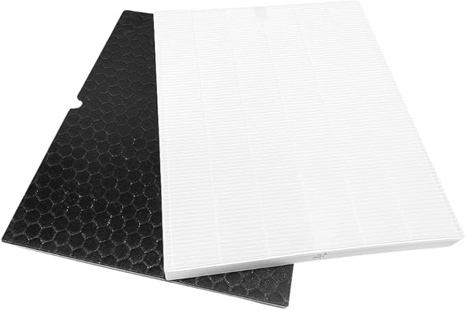 Nispira 116130 5500-2 Air Purifier Replacement Filter H for Winix 5500-2 AM80 True HEPA Activated Carbon 16.25 L x 12.5 W x 1.5 TH, 1 Set