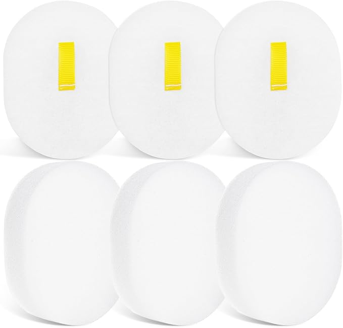 3 Pack IP3251 Filter Replacement Compatible with Shark IP3251, IP3251C, IP3252, IP3124, IP3251EUT Cordless PowerDetect Clean & Empty Stick Vacuum