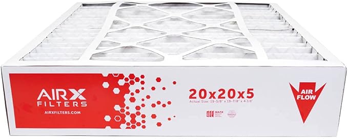 AIRx Filters 20x20x5 Furnace Filter MERV 8 HVAC AC Air Filter, Replacement for Honeywell FC100A1011 FC200E1011 CF200A1024, Dust, Pollen, Lint & Dander Control, 2-Pack