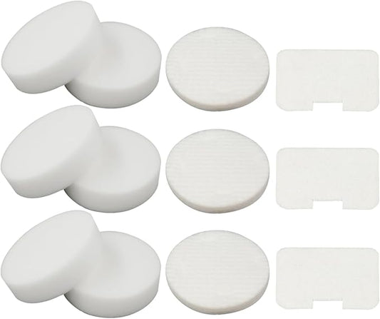 Dttery 6 Foam + 3 Felt Circular & Exhaust Filters Kit Replacement for Shark Navigator Swivel Upright Vacuum NV22, NV22L, NV22S, NV26, NV27, UV400 Part # XF22