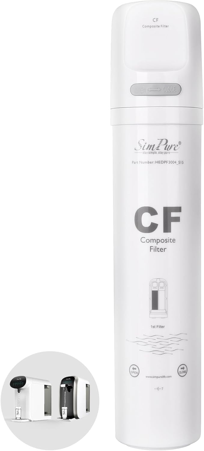 Original SimPure Y7/Y7P Series CF Filter Replacement Cartridge for SimPure Y7, Y7P-W, Y7P-BW, 6 Months Replacement Cartridge (1 Pack)