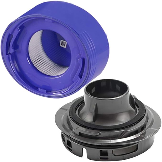 Motor Rear Cover & Rear Filter Kit Replacemnet for Dyson V7 V8 Vacuum Cleaner Accessories, 1 Rear Cover, 1 Rear Filter