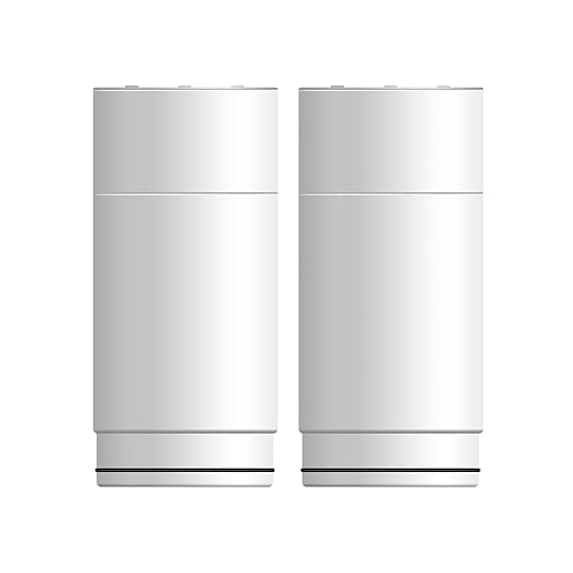 2-Pack Vortopt T1-Silver-UF Faucet Filter Replacements-NSF Certified Ultra Filtration,400 Gallons,Removes Impurities & Enhances Water Taste.