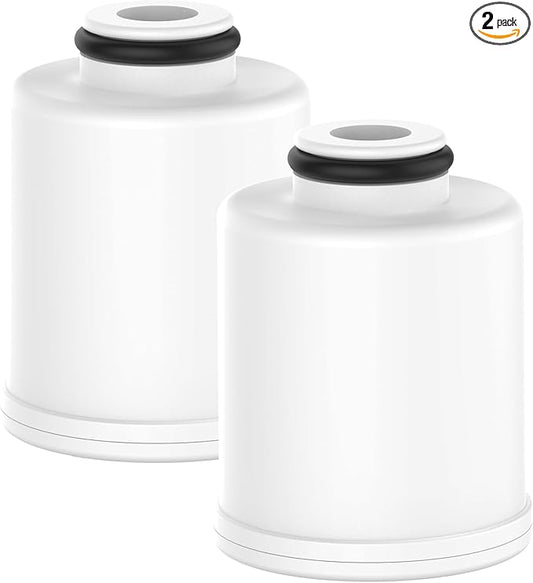 AQUA CREST FXSCH Shower Filter Replacement for GE®, Every 6 Months, White