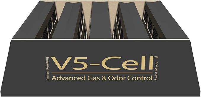 IQAir V5-Cell Filter - Genuine Replacement Air Filter HealthPro Plus - Activated Carbon & Alumina Filter for Versatile Gas and Odor Control - Swiss Made Filters for Air Purifiers
