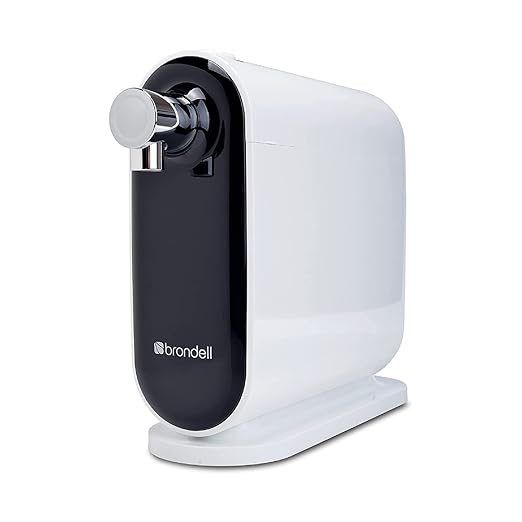 Brondell H630 Cypress Countertop Water Filter System for Kitchen Sinks, Three-Stage Filtration System and Dispenser Attaches to Faucet, White