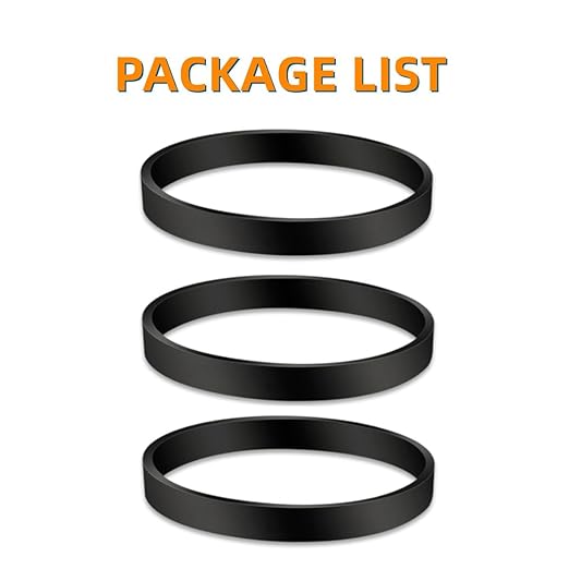 Replacement Belts for Dirt Devil (Royal) Upright Vacuum Cleaner Style 5 Power Max Pet, Featherlite, Swivel Glide Series, Replace Parts 1LU0310X00, 3720310001 & 1540310001 (Pack of 3)