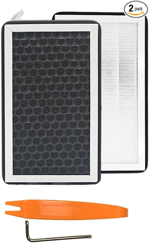 Aekegrep- Model 3/Model Y Air filter.HEPA activated carbon. Tesla Model 3 Model Y Cabin air Filter replacement accessories. 2Pack.