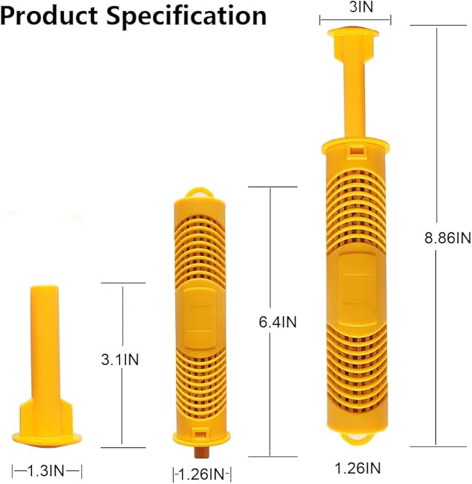 Hot Tub Ag+ Silver Ion Cartridge, Spa Mineral Ion Cartridge Sticks, Provide Clean and Clear Water for 12 Consecutive Months, Suitable for Most Hot Tubs(Yellow3packs)