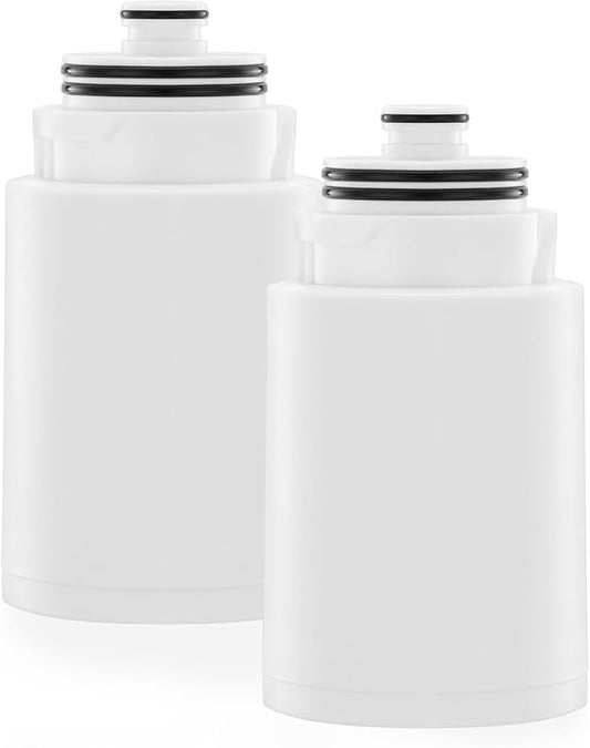 Ryamen Shower Head Filters Replacement ONLY for Dual 10" Filtered Shower Head Combo, Effective Chlorine Removal Rate≥90%, 2-Pack (White)