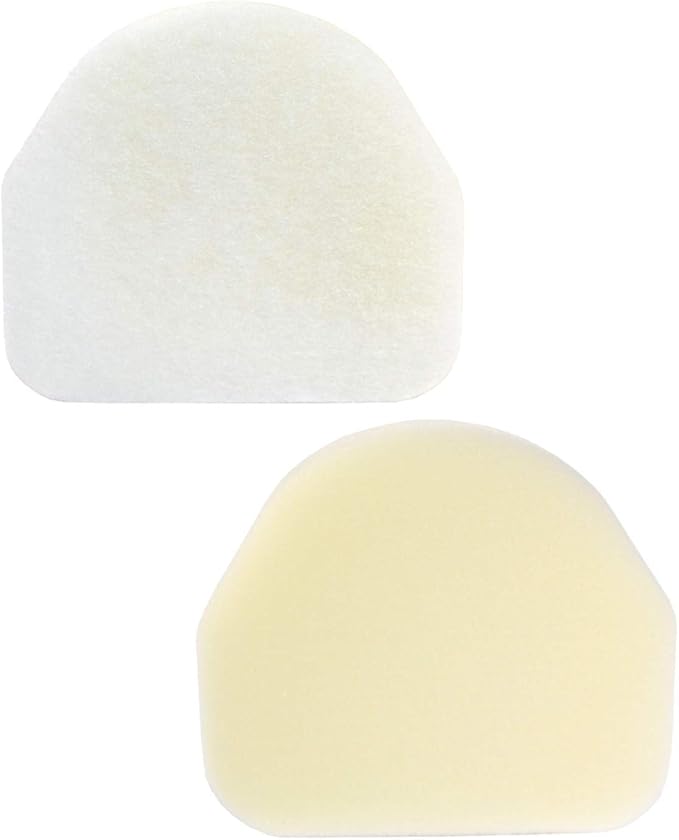HQRP 4-Pack Foam & Felt Filter Kit Compatible with Shark Navigator NV100, NV100 26, NV105, NV106, UV300, UV300 26 Upright Vacuum Cleaner