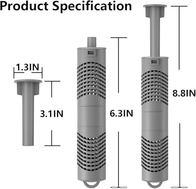 Hot Tub Silver Ion Cartridge, Silver Ion Cartridge for Hot Springs Spa, Spa Mineral Sticks for Hot Tub, Compatible with Salt System, 16-Months Fresh & Clear Water Treatment 4-Packs.