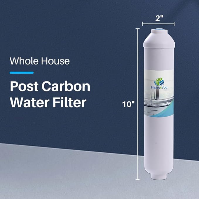 CFS – 1 Pack Inline Refrigerator Water Filter Compatible with R200 Models – Remove Bad Taste and Odor – Refrigerator Water Filter System – 1/4 Inches Quick Connect Fittings – White