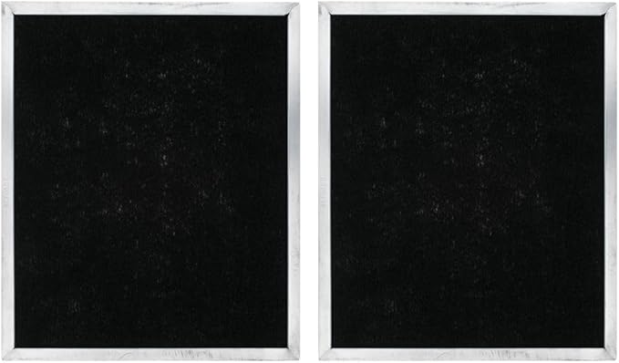 Carbon Range Hood Filter 8 3/4" x 10 1/2" x 3/8", Pack of 2