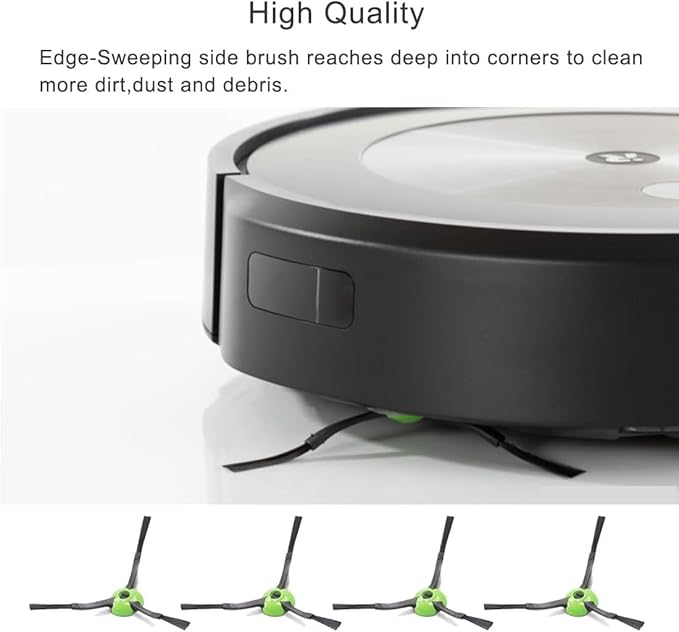 Replacement Parts for iRobot Roomba Combo 10 Max,Combo j9+,Combo j7+/Plus Vacuum (Only Combo Series), 2 Brushes+2 Mop Pads+4 Filters&Side Brushes&Bags
