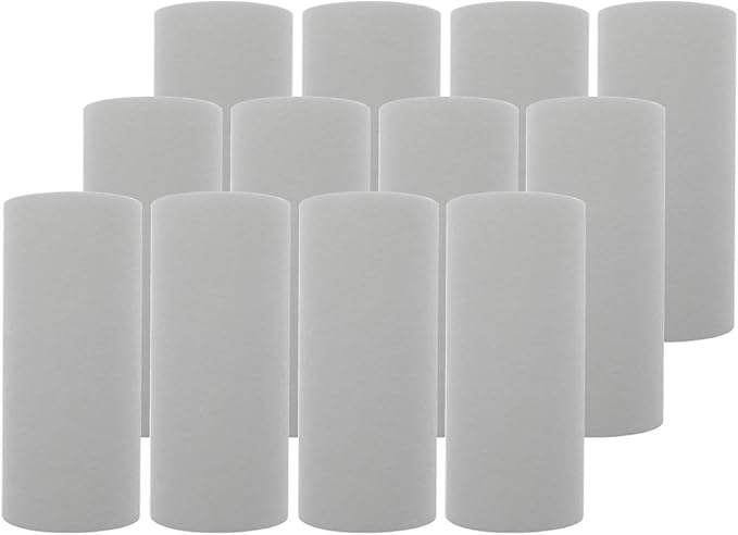 Tier1 10 Micron 10 x 4.5 Water Filter | Spun Wound Polypropylene Whole House Sediment Water Filter Cartridge | Replacement for Hydronix SDC-45-1010, SDF-45-1010 | 4.5 x 10 Water Filter (12-Pack)