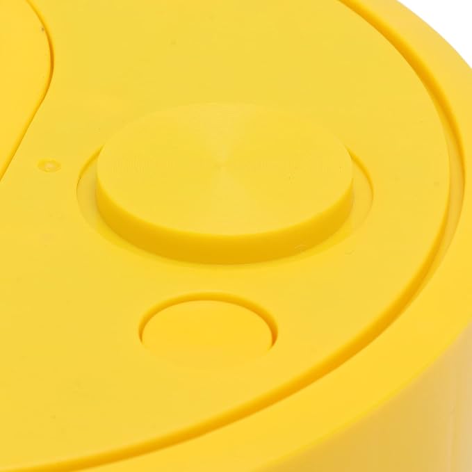 Fdit Robot Vacuum Cleaner, Mini Automatic Avoidance USB Charging Smart Sweeping Robot for Wooden Flooring for Carpet (Yellow)
