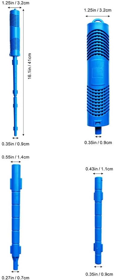 Spa Mineral Sticks for Hot Tub Supplies，Hot Tub Stick with 4 Months Lifetime Universal for Pool&Hot Tub (Blue,2PCS)