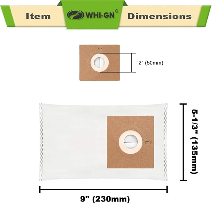 15 Pack HEPA Filter Replacement for Atrix Vacuum Bags AHLR-2, compatible with Atrix AHSC-1 Lil' Red Vacuum Cleaner