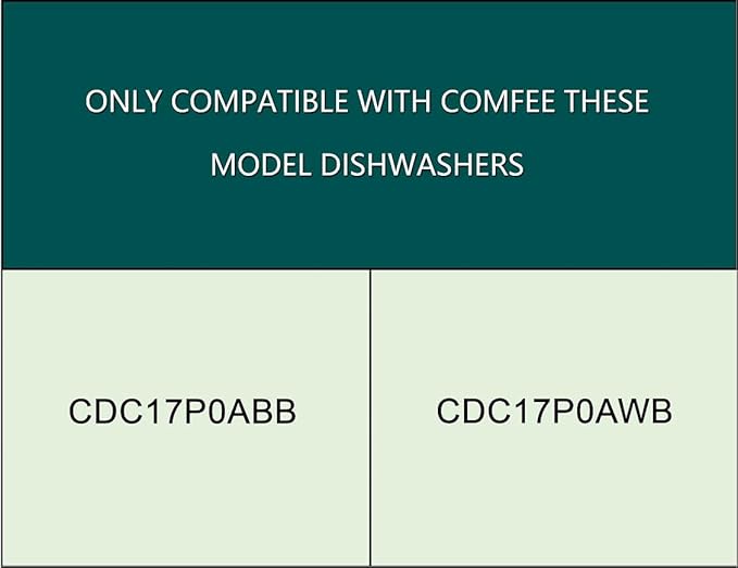Filter Compatible with Comfee CDC17P0ABB,CDC17P0AWB Portable Dishwasher Countertop