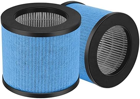 TPAP002 Filter Replacement 3-in-1 Upgraded Compatible with TOPPIN TPAP002 Air Purifier Comfy Air C1, Part #TPFF002, 3 Pack