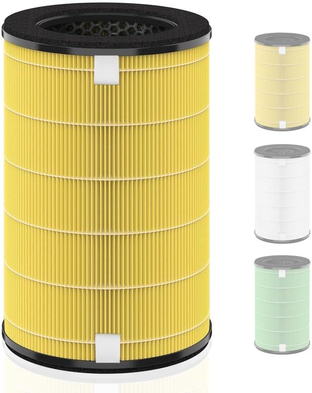 AP-T45 AP-T40FL Replacement Filter Compatible with 1461901 HoMedics Air Puri-fier Filter Replacement for AP-T40 AP-T40WT AP-T45WT H13 True HEPA for Pet Care, 1-Pack