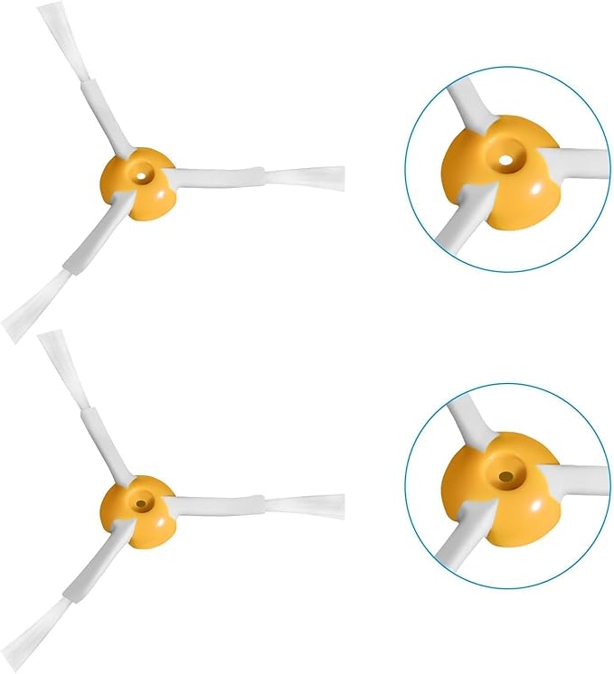 EEEKit Replacement Side Brushes Accessories Fit for iRobot Roomba Series 500 600 700 i-Robot Roomba Side Brushes Vacuum Cleaner Vacuum Robot Replacement Set