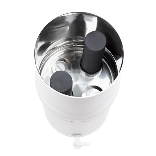 Boroux Legacy Gravity-Fed Countertop Stainless Steel Water Filter System | 3 Gallons with 2 Authentic Black Foundation. Filters | Matte White