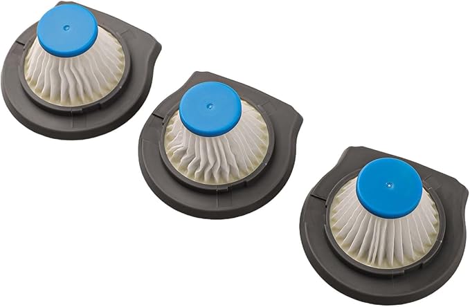Vacuum Filter Replacement For BLACK & DECKER Handheld Vacuum Filters Washable Replacement,Handheld Vacuum Filter Replacement Compatible with For HLVCF10(3 PACK)