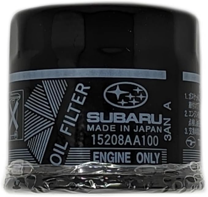Subaru Engine Oil Filter & Crush Gasket KIT 15208AA100 & 11126AA000 Genuine Legacy Outback Impreza Wrx STi Forester Baja (1 Pack)