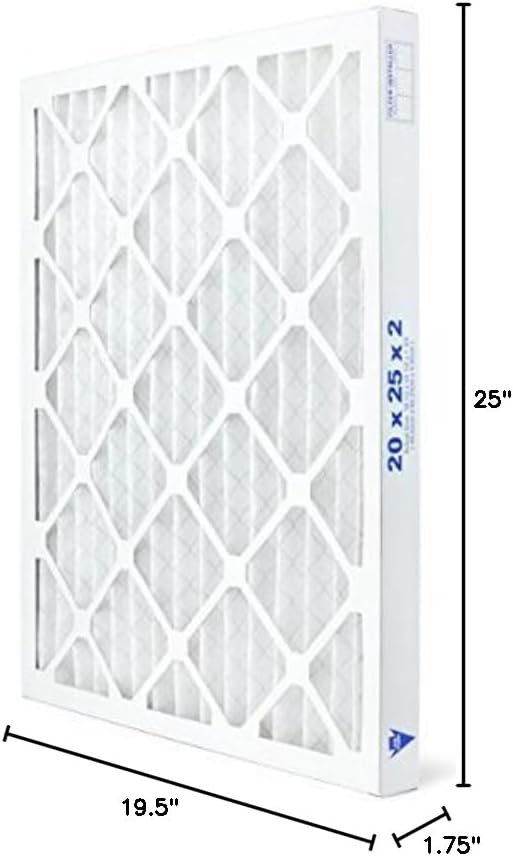 AIRx Filters 20x25x2 Air Filter MERV 11 Pleated HVAC AC Furnace Air Filter, Allergy 6-Pack, Made in the USA