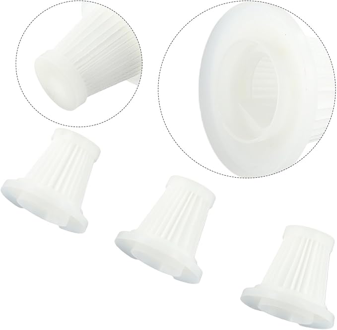 Handheld Vacuum Filter Washable Reusable Filter Element for Mini Vacuum Cleaner Compatible with Handheld Cordless Vacuum (3 PACK)