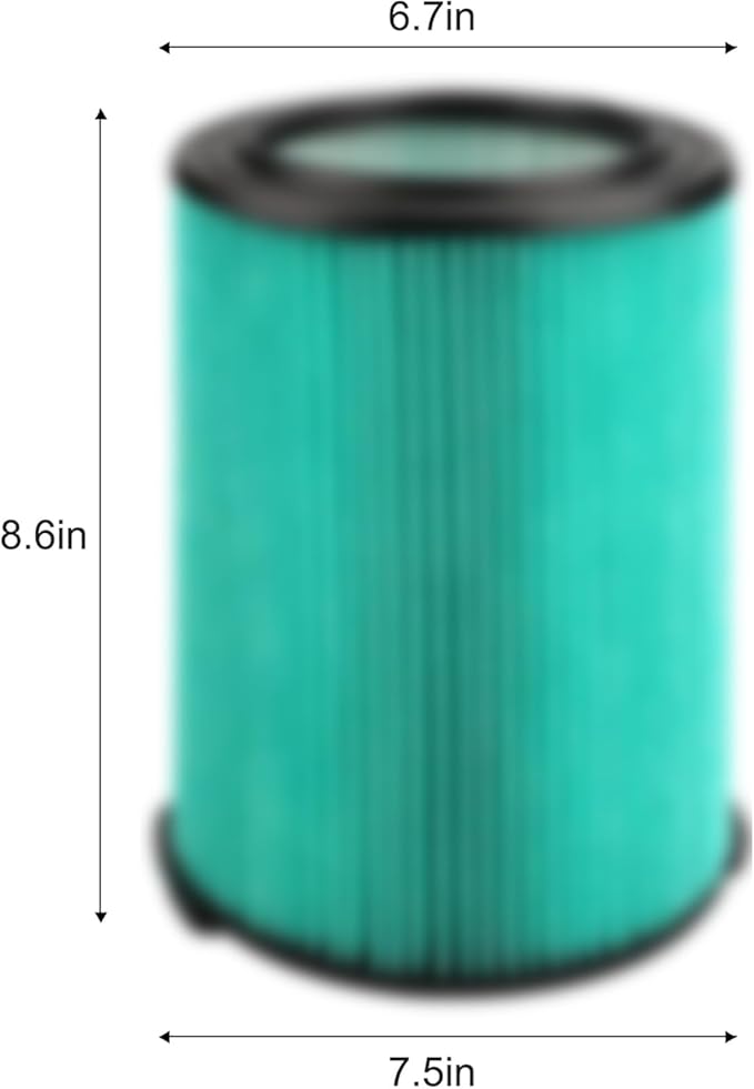 VF6000 Filter for Ridgid 5-20 Gallon Wet Dry Vacuums, 5-Layer HEPA Filter Fits WD5500 WD0671 WD6425 WD7000 (2 Pack VF6000 Filters + 4 Pack VF3502 Bags)