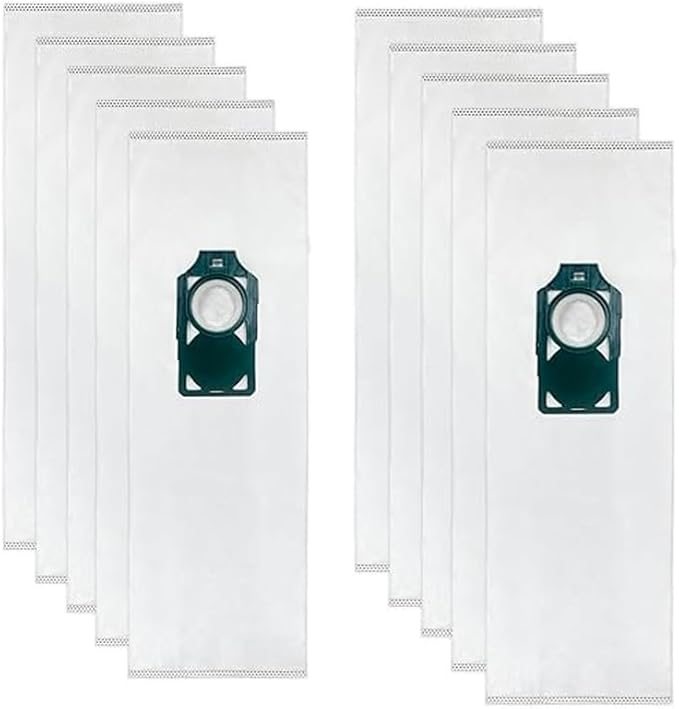 10 Pack HEPA Vacuum Bags for Riccar Supralite Cleaner RLH-6, R10S, R10CV, R17, R10P, R10, RLHC-6, for Simplicity Freedom Upright Vacuum Cleaner SLH-6, S10S, S10D, S10CV, S10P, S10, S10SAND, SLHC-6