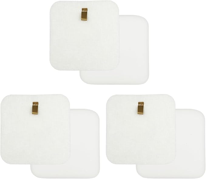 Filter Replacements Compatible with Shark LA502, LA500, LA300, LA301,LA322,LA455,LA702 Ratator Lift-Away ADV DuoClean PowerFins Upright Vacuum,3-Sets Foam & Felt,Replace Part # XFFK320 & XHF320
