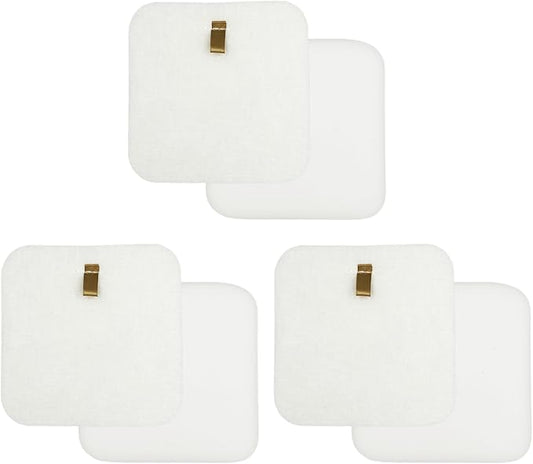Filter Replacements Compatible with Shark LA502, LA500, LA300, LA301,LA322,LA455,LA702 Ratator Lift-Away ADV DuoClean PowerFins Upright Vacuum,3-Sets Foam & Felt,Replace Part # XFFK320 & XHF320