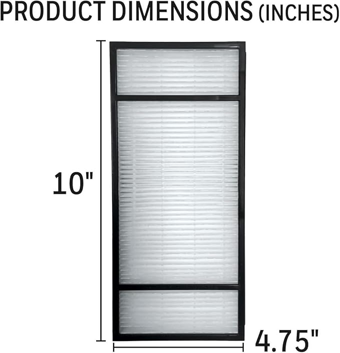 Honeywell HRF-H1 HEPA Air Purifier Filter H, 1-Pack – for HPA050/150, HPA060 & HPA160 Series – Airborne Allergen Air Filter Targets Wildfire/Smoke, Pollen, Pet Dander, and Dust