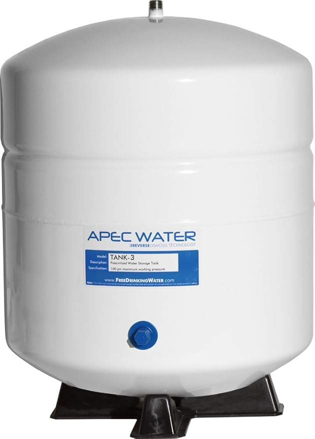 APEC Water Systems Tank-3 3 Gallon Residential Pre-Pressurized Reverse Osmosis Water Storage Tank