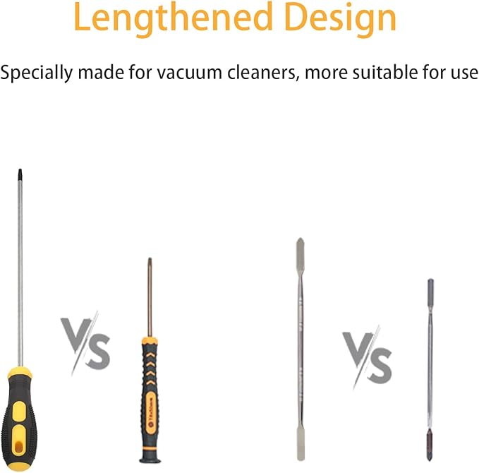 Special Tools made for Dyson V6 V7 V8 V10 V11 V15 Vacuum Cleaners Maintenance, Cleaning and Repair Customized Disassembly Tool Screwdriver Set + Crowbar Tool