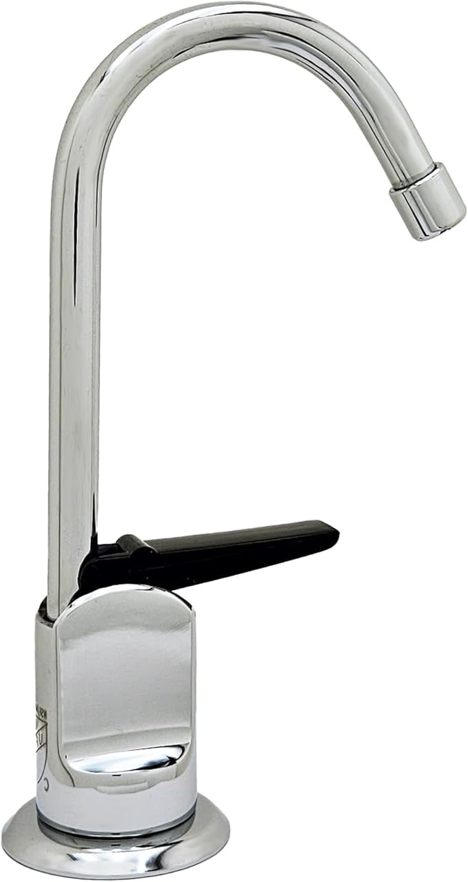 Westbrass D203-NL-05 6" Touch-Flo Style Pure Cold Water Dispenser Faucet, Polished Nickel